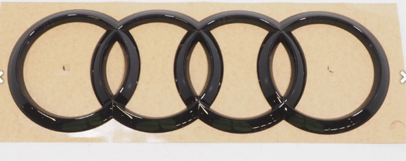 Audi Original Emblem Heckklappe Black Edition – passgenau, selbstklebend-1