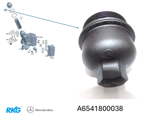 Original Mercedes-Benz Deckel Ölfiltergehäuse OM 654, OM656.-2