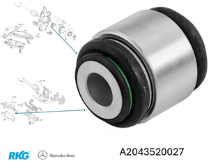 Original Mercedes-Benz Buchse Achsschenkel/Querlenker/Federbein-4