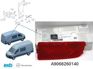 Original Mercedes-Benz Rückstrahler Rechts für Sprinter-7