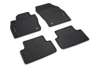 VW Original Fußmatten T-Cross 2019+ 4er Satz, Gummi, Schwarz-1