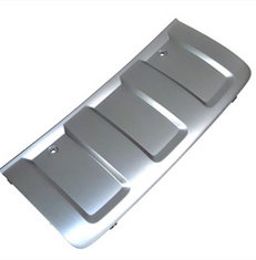 Audi Q7 4L Facelift Verschlussdeckel Mitte Spoiler hinten Originalteil Platiniumgrau-1