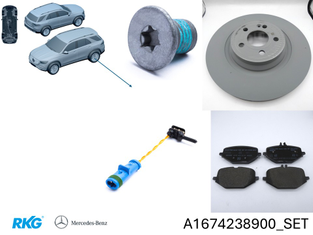 Bremsen-Satz-hinten. GLE W167-1