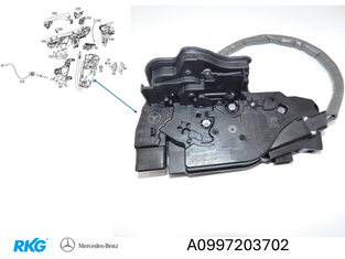 Türschloss vorne links. EQA W243, GLA, GLB, B-Klasse W247 *A0997203702*-1
