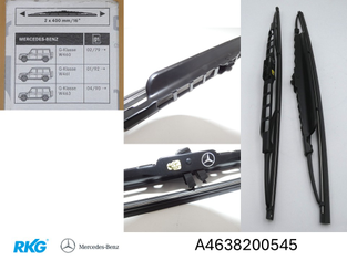 Original Mercedes-Benz Wischerblatt-Satz-Vorne G-Modell. W461,W463-4