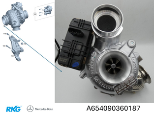 Turbolader C-Klasse W205, E-Klasse W238, GLC *A6540903601* Original Mercedes-1