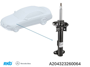 Original Mercedes-Benz Dämpferbein vorne links/rechts W204-2