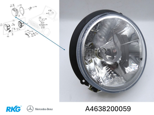 Scheinwerfer G-Modell W461, W463 *A4638200059* Original Mercedes-Benz-1