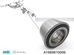 Radlager hinten. ML, GLE, GL, GLS *A1669810006* Original Mercedes-Benz-1