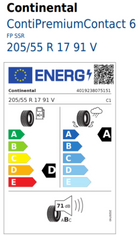 Continental PremiumContact 6 205/55 R17 91 V Demo-Reifen-1