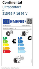 Continental Ultracontact 215/55 R16 93V Demo-Reifen-1