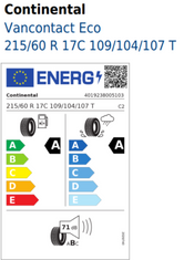 Continental VanContact Eco 215/60 R17 109 T Demo-Reifen-1