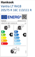 Hankook Vantra LT RA18 205/75 R16 113 R Demo-Reifen-1