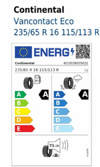 Continental VanContact Eco 235/65 R16 C 115/113R Demo-Reifen-1