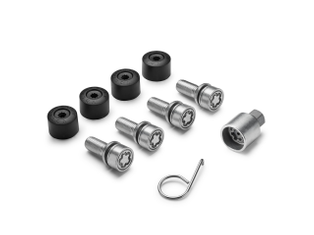 VW Original Radschraubenschlosssatz M14x1.5x27 mit zufälliger Codierung – 4 Stück (VW Atlas // VW ID.3 // VW ID4 // VW ID 5 // VW ID 7-1