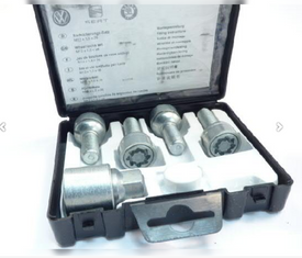 VW Original Radschrauben Diebstahlsicherung M12 x 1.5 x 26 – 4 Stück // VW UP-1