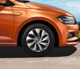 VW Polo Original Zubehör Radzierblenden 15 Zoll für Stahlfelgen – Brilliantsilber-1