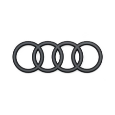 Audi Ringe vorne dunkel A3 S3 RS3 A5 S5 RS5 A6-1