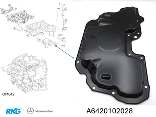 Original Mercedes-Benz Ölwanne OM642. E-Klasse W207, 212, C-Klasse W204-2