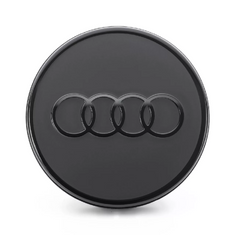 Audi Nabenkappen schwarz-1