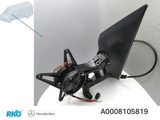 Aussenspiegel / Rumpfspiegel links. Sprinter W906 *A0008105819* Original MB-1