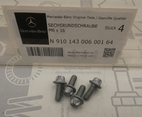 Original Mercedes-Benz Schraubenset Abgasrohr (4 Schrauben)-2