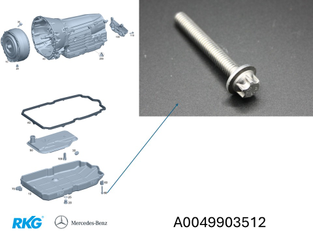 Schraube Ölwanne an Getriebe 722xxx, 724xxx, M6x40 (6 Stück) A0049903512-6
