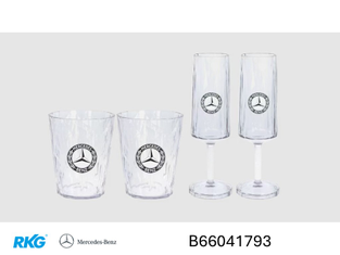 Superglas-Set, 4er-Set (transparent, PETG, 2 x 100 ml, 2 x 250 ml)-1