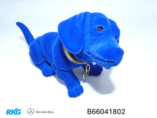 Wackeldackel, klein, blau-1