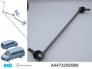 Drehstab vorne links. V-Klasse W447, W448. *A4473200089* Original MB-1