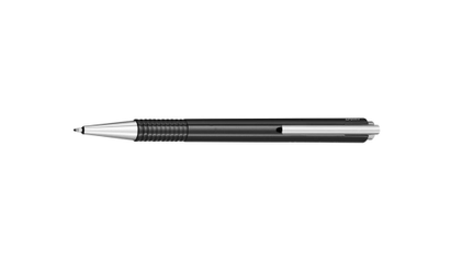 Kugelschreiber, schwarz / silberfarben, LAMY logo-1