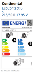 Continental EcoContact6 215/50 R17 95V Demo Reifen-1