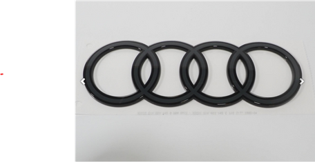 Audi A3 8Y Sportback Ringe Logo Emblem schwarz anthrazit Heckklappe Original ab 2020-1