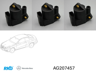 Zündspulen-Set (3 Stück) *A0009060060) Original Mercedes-Benz-1