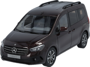 Original Mercedes-Benz T-Klasse Modellauto rubellitrot --6