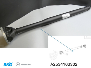 Gelenkwelle, Verteilergetriebe 4Matic. *A2534103302* Original MB-1