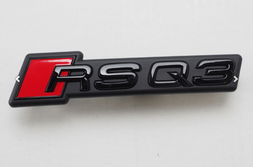 Original Audi RSQ3 F3 Schriftzug Kühlergrill schwarz rot-1