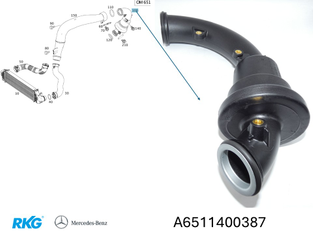 Geräuschdämpfer OM651. *A6511400387* Original Mercedes-Benz-2