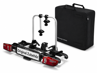 Volkswagen Premium Fahrradträger Set mit Aufbewahrungstasche – Original VW Zubehör für 2 Fahrräder & E-Bikes-1