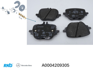 Bremsklötze hinten. E-Klasse W214, S-Klasse W223, GLC W254 *A0004209305*-1