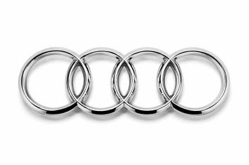 Original Audi A3 A4 A5 Kühlergrill Emblem Chrom-1
