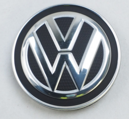 Original Volkswagen Nabenkappe schwarz chrom Felgendeckel-1