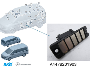 Kontaktschalter B-Säule rechts. V-Klasse *A4478201903* Original Mercedes-Benz-1