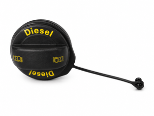 Original Audi Tankdeckel Diesel mit Halteband schwarz-2