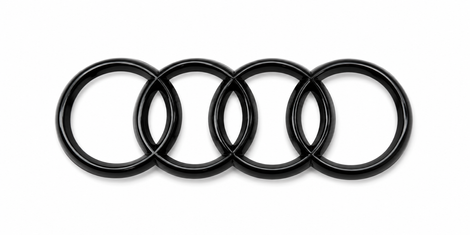 Original Audi Black Edition Kühlergrill Ringe für A4 B9 A5 F5 S-Line-1