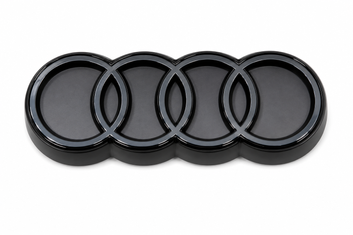 Original Audi Ringe Black Edition Kühlergrill Emblem für A3 S3 RS3 8Y Facelift-2