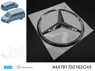 Mercedes Stern hinten. V-Klasse W447, W448, G-Modell W463 *A4478170216*-1