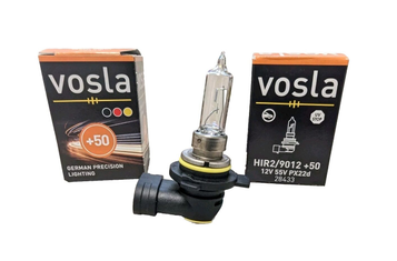 Vosla Halogen Lampe HIR2 +50% mehr Licht 12V 55W 9012 PX22d Made in Germany 2 Stück-1