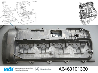 Zylinderkopfhaube OM646 *A6460101330* Original Mercedes-Benz-1