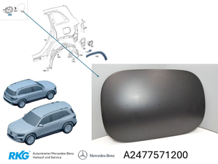 Beplankung Tankklappe GLB W247 *A2477571200* Original Mercedes-Benz-2